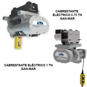 Cabrestante Eléctrico 0.75 TN - 1 TN