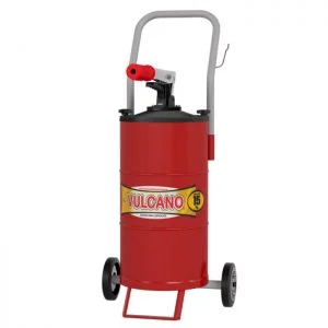 Engrasador de Pie VULCANO de 15 Kg. con Carro