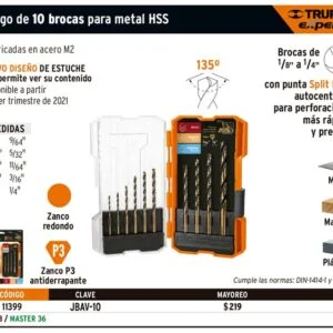 Juego de mechas con 10 piezas.