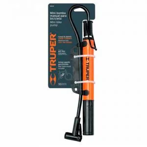 TRUPER Inflador mini c/soporte p/bicicleta