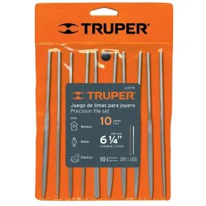 TRUPER Juego de Limas tipo joyero 10 pzs.