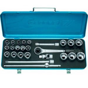 GEDORE Llaves tubo en juego ENC 1/2" Hexagonal-19 KMU