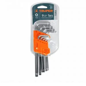 TRUPER Juego Llave TORX "L" 9 PZS.