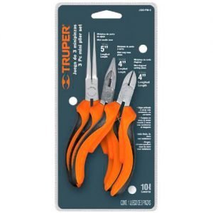 TRUPER Juego de minipinzas Comfort GRIP 3 PZAS.