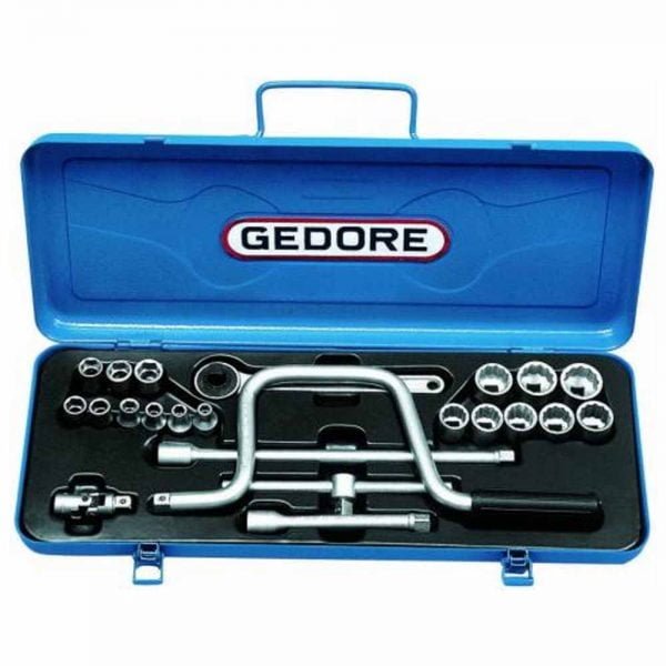 GEDORE Juego de Llave en tubo ENC. 3/8 TMZ de 6 mm a 22 mm