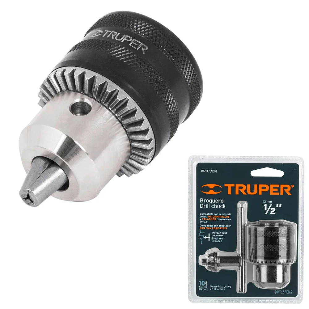 TRUPER Mandril con llave de 1/2"