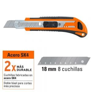 Cutter con goma simple y grip  6"