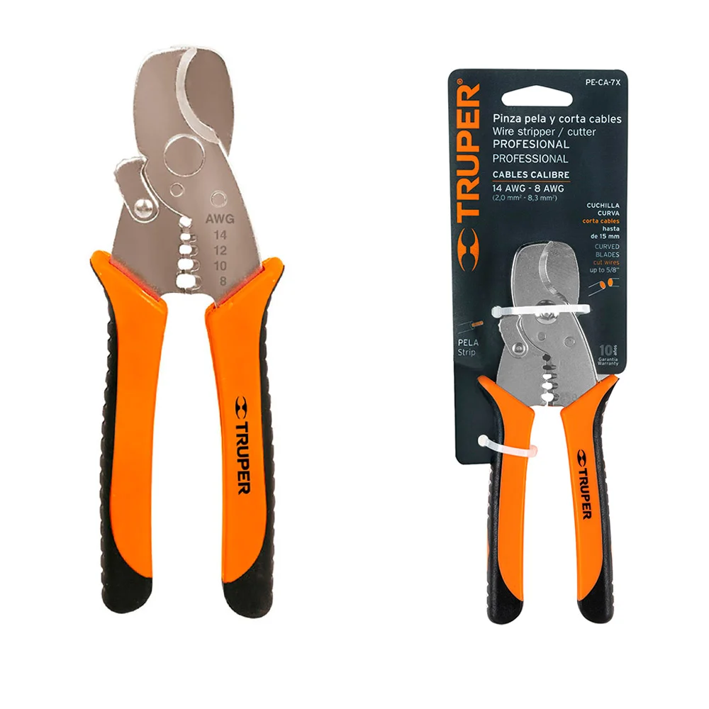 Pinza pela y corta cables-Profesional 7"