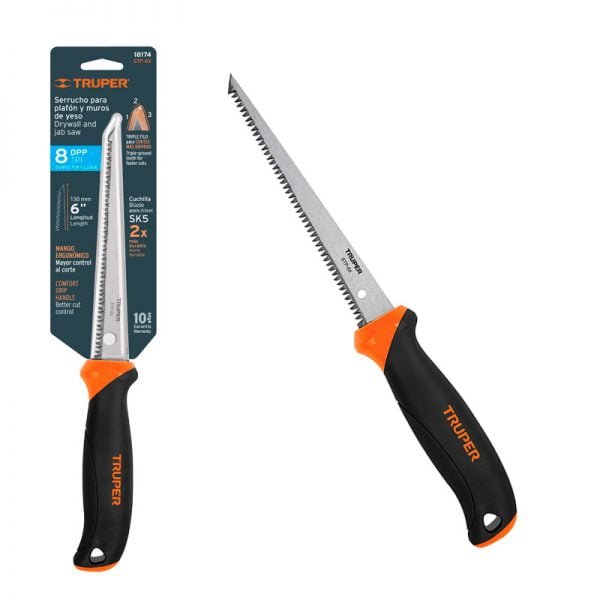 Serrucho triple filo para yeso - 6"