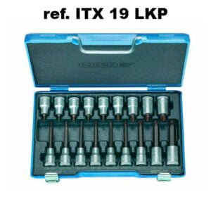 Juego Llave tubo TORX ITX19TXE -Macho-Hembra