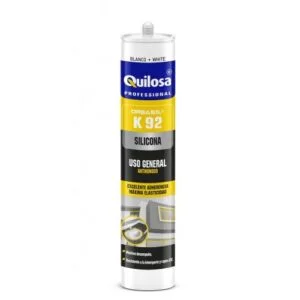 Silicona transparente-blanca -negra K-92 280 ml.