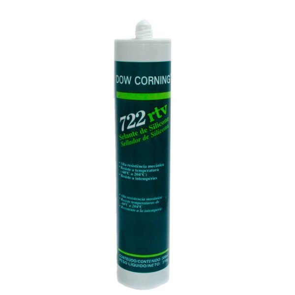 Silastic silicona incolora-negra 722 RTV - 300 ml.