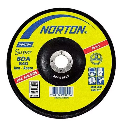 Disco de desbaste metal BDA 640 - 4.1/2" x 3.2 x 6.4