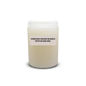 Vaselina sólida blanca - Pote de 800 G.