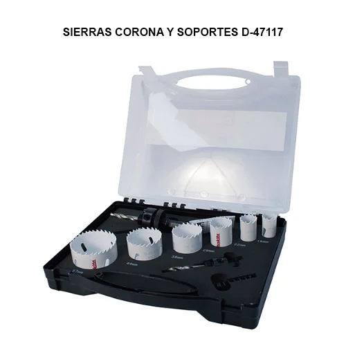 SIERRAS CORONA Y SOPORTES MAKITA D-47117
