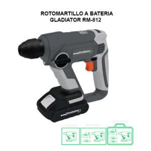 ROTOMARTILLO A BATERIA - GLADIATOR RM812