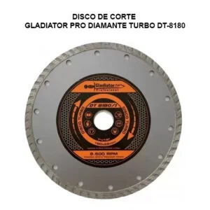 DISCO DE CORTE - GLADIATOR PRO DIAMANTE TURBO DT-8180