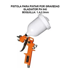 Pistola para pintar por gravedad GLADIATOR PH 640