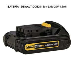 Batería DEWALT DCB201 Ion-Litio
