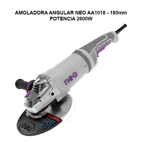 Amoladora Angular NEO AA-1018 180mm-2600W