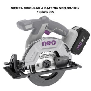 SIERRA CIRCULAR A BATERIA NEO SC-1007 165mm 20V