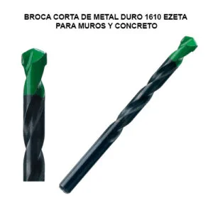 BROCA CORTA DE METAL DURO 1610 EZETA PARA MUROS Y CONCRETO