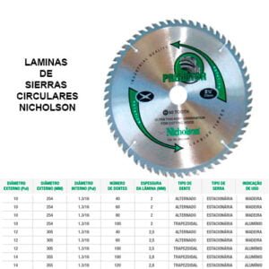 Sierra Circular fija para madera