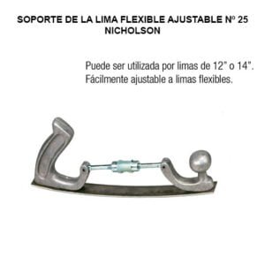 SOPORTE DE LA LIMA FLEXIBLE AJUSTABLE Nº25 - NICHOLSON