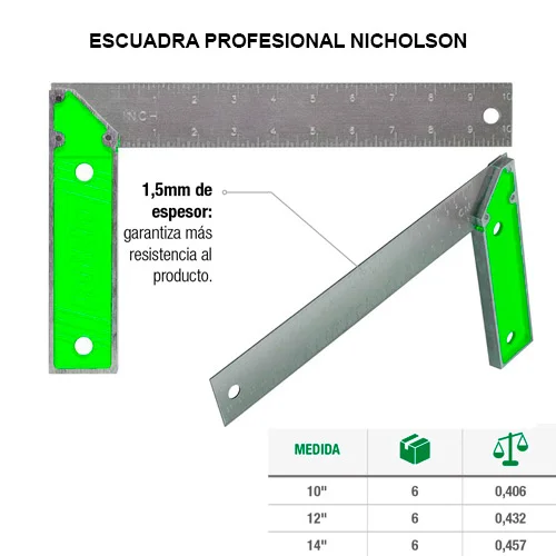 ESCUADRA PROFESIONAL - NICHOLSON