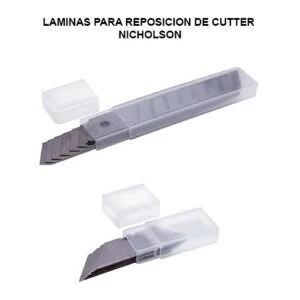 Laminas para reposición de cutter