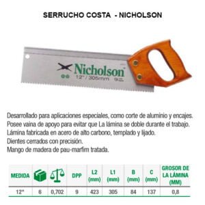 Serrucho costa