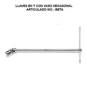 LLAVES EN T CON VASO HEXAGONAL ARTICULADO 952