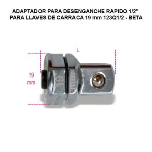 ADAPTADOR DE DESENGANCHE RAPIDO 123Q1/2