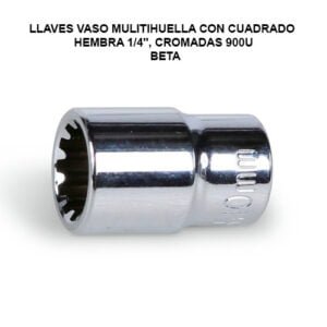 LLAVES VASO MULTIHUELLA 1/4"-  900U