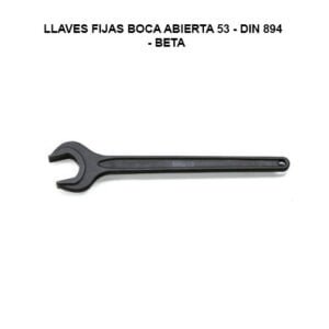 LLAVES FIJAS DE UNA BOCA FIJA DIN 894