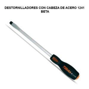 DESTORNILLADORES CON CABEZA DE ACERO 1241