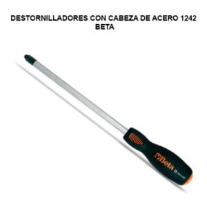 DESTORNILLADORES CON CABEZA DE ACERO 1242