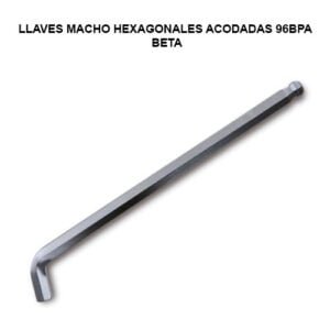 LLAVES MACHO HEXAGONALES ACODADAS 96BPA