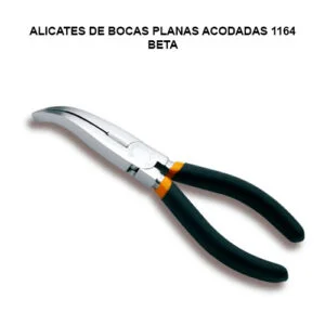 ALICATE BOCA PLANA ACODADA LARGA 1164