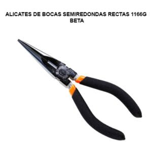 ALICATES BOCAS SEMI REDONDAS RECTAS 1166G