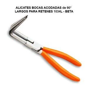 ALICATE BOCAS ACODADAS DE 90° PARA RETENES EXTERIORES 1034L