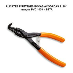 ALICATES PARA RETENES EXTERIORES BOCAS ACODADAS 90° 1038