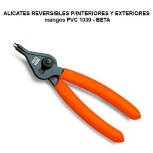 ALICATE REVERSIBLE PARA RETENES INTERIORES Y EXTERIORES 1039