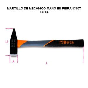 MARTILLOS DE MECANICO MANGO EN FIBRA 1370T