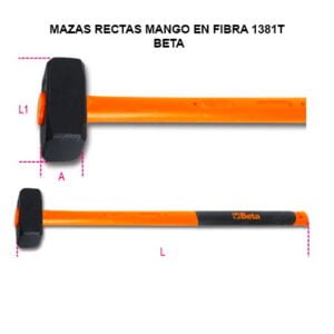 MAZAS RECTAS MANGO EN FIBRA 1381T
