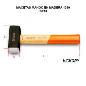MACETAS MANGO EN MADERA 1380
