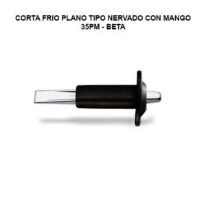 Cortafrío plano tipo nervado con mango 35PM