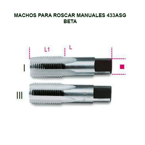 Machos para roscar manuales 433ASG