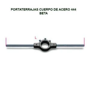Portaterrajas cuerpo de acero 444
