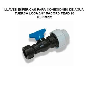 TUERCA LOCA 3/4" RACORD PEAD 20